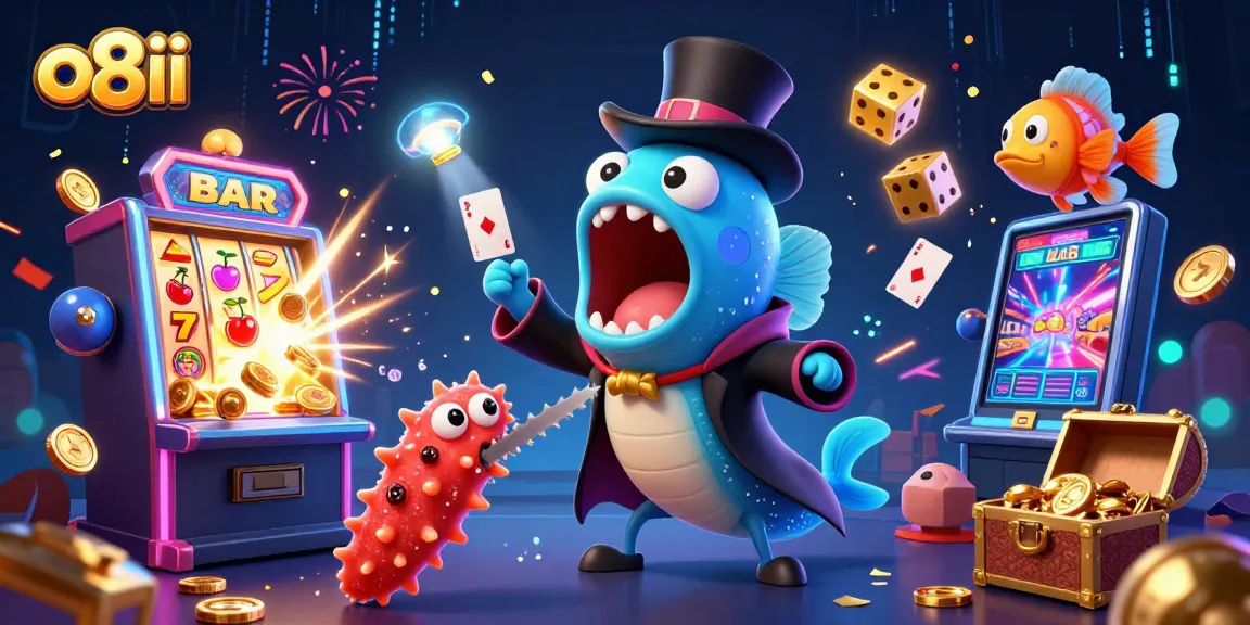 o8ii showcases dazzling casino magic with a bioluminescent deep-sea eel and thrilling jackpot animations.