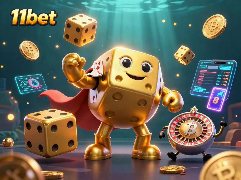 Experience thrilling gaming action with 11bet in this vibrant digital casino scene.