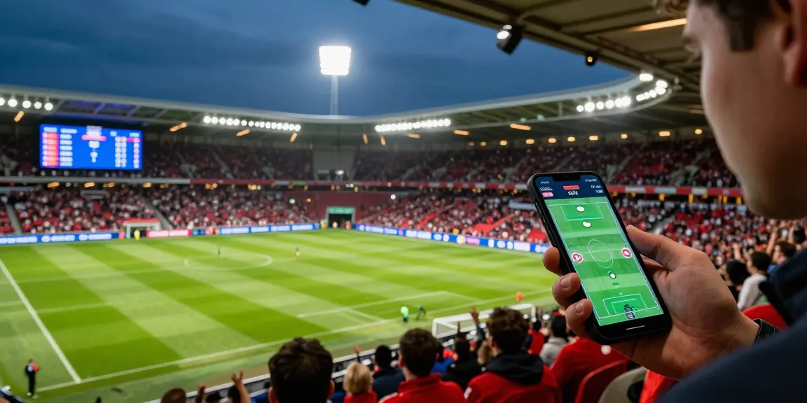 CabongTv watch live football today - dynamic stadium scene with live betting odds and match statistics displayed.